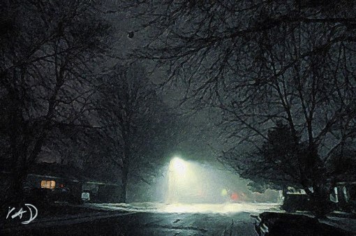 02 streetlight Brushstroke